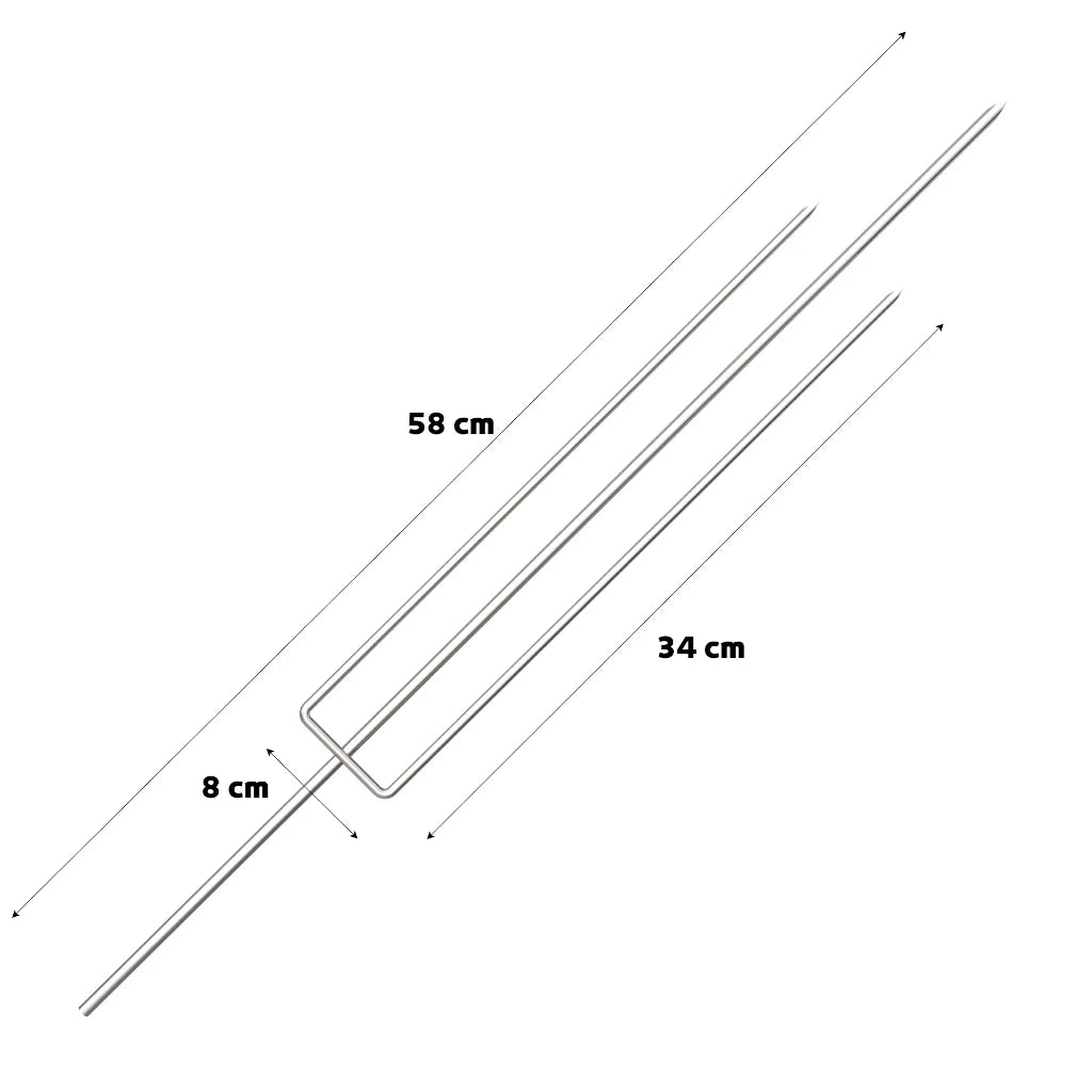 Espeto Giratório Elétrico - Linha Eco Churrasco